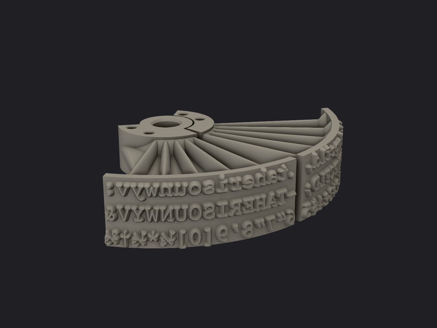 3D-Printed Type Elements